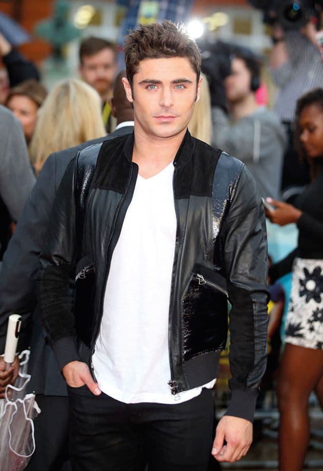 Zac Efron rocking a Lanvin jacket at the European premiere of “We Are Your Friends”