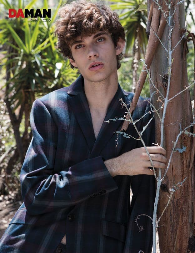 Model Jack Page Ford Model in Jacket by etro
