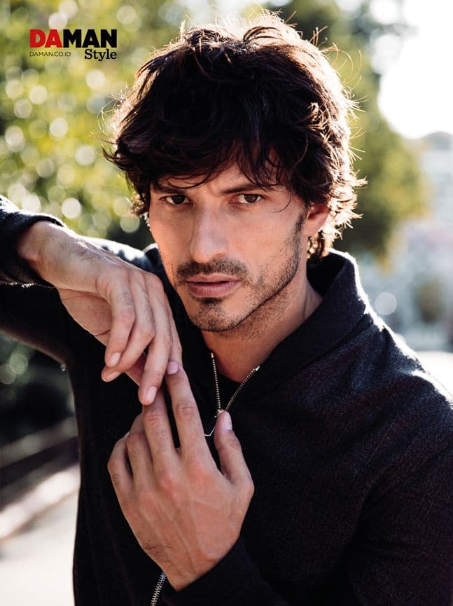 Andrés Velencoso Segura for DA MAN Style FW16 in Ermenegildo Zegna