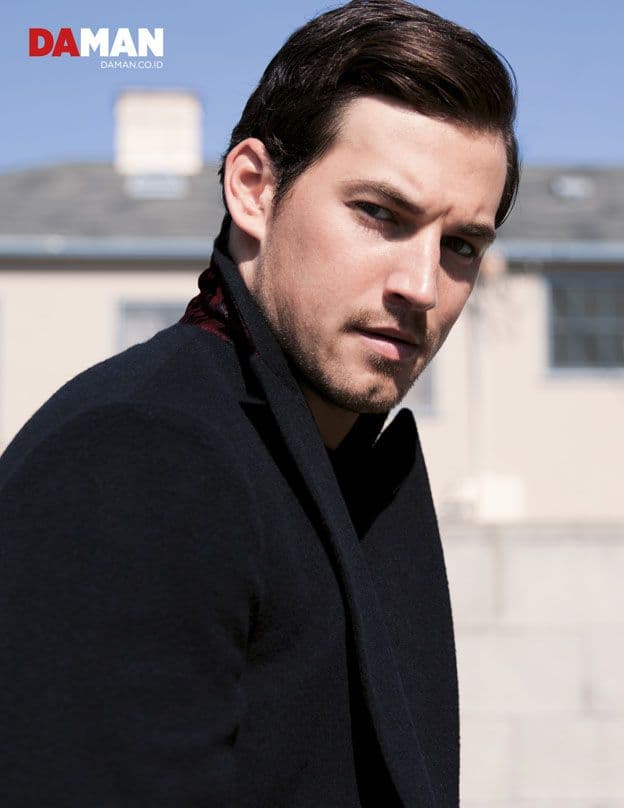 Giacomo Gianniotti of Grey's Anatomy in Coat by Etro