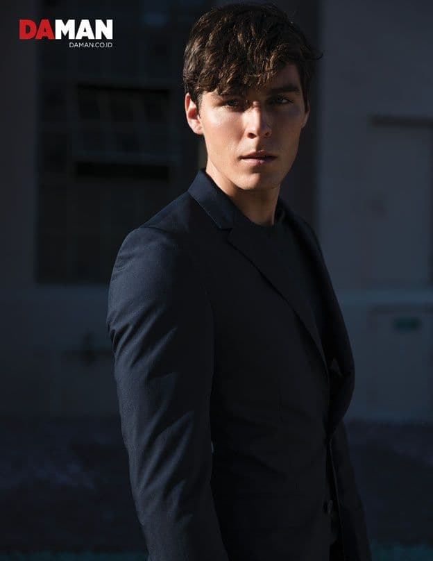 Jacket by Boss by hugo Boss, sweater by club monaco