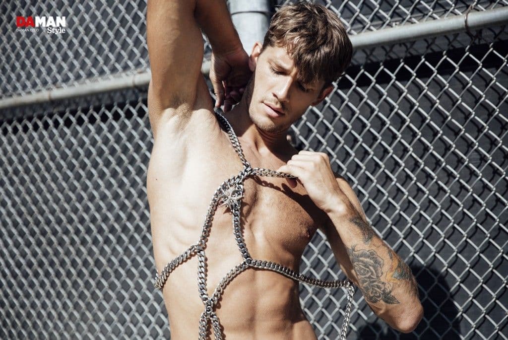 OUTTAKE - Andrey Zakharov for DA MAN STYLE FW16 in Body chain by Alexander McQueen