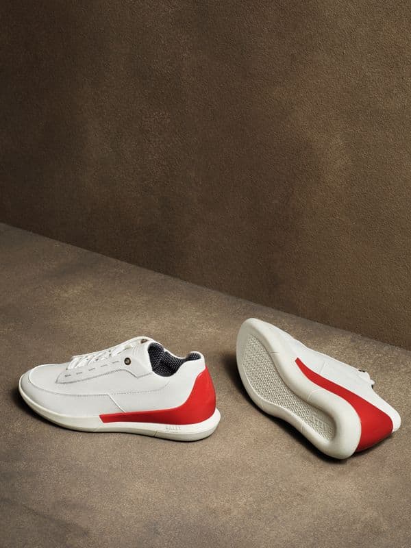 One of the season’s white sneakers