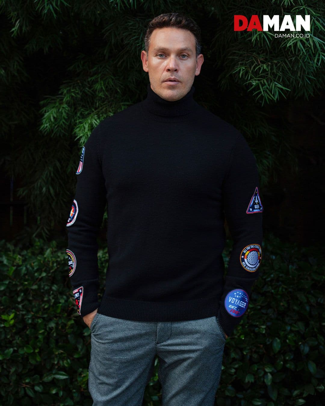 Sweater by Guess; pants by J crew