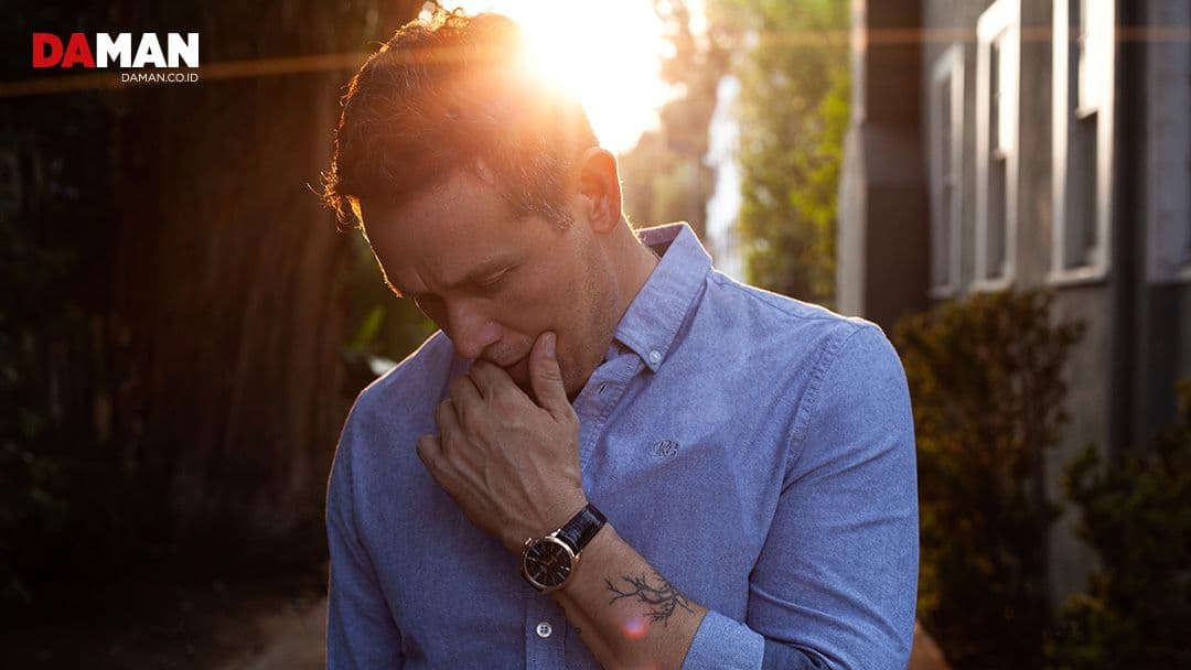 Shirt by Rupert & Buckley; watch by Rolex ‘Cellini’