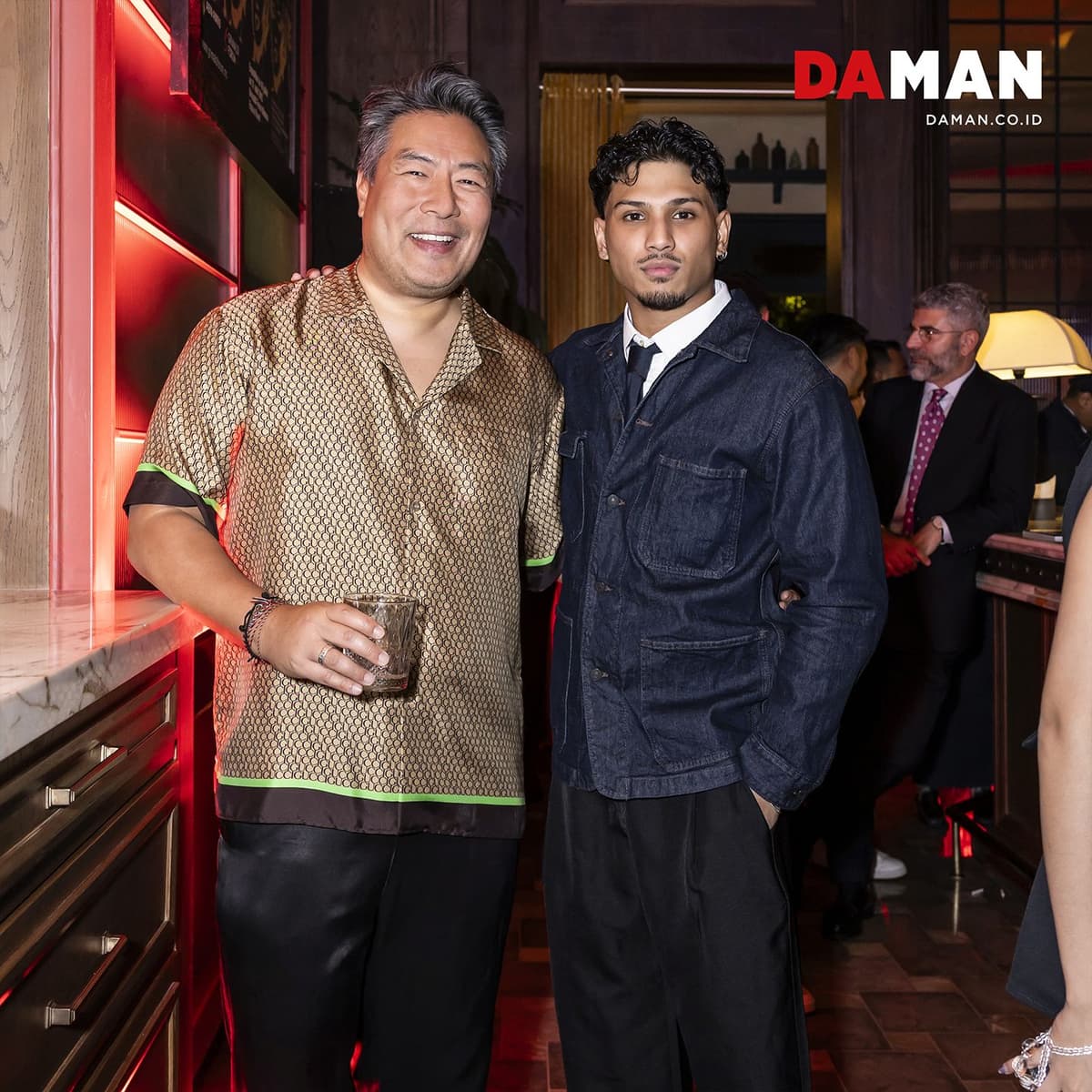 Ronald Liem and Pangeran Lantang