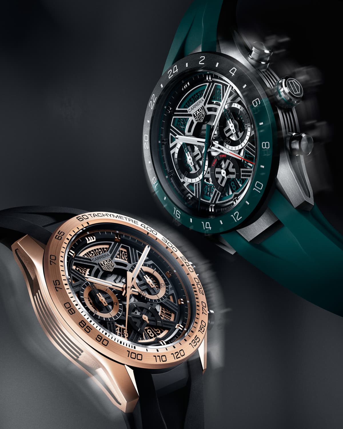 TAG Heuer Carrera Chronograph Extreme Sport and the TAG Heuer Carrera Chronograph Extreme Sport Twin-Time