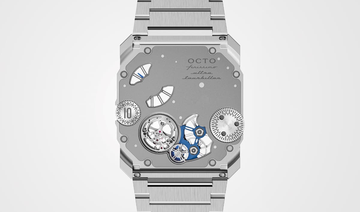 Caseback of the watch