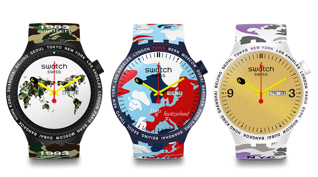 Swatch X BAPE Collaboration