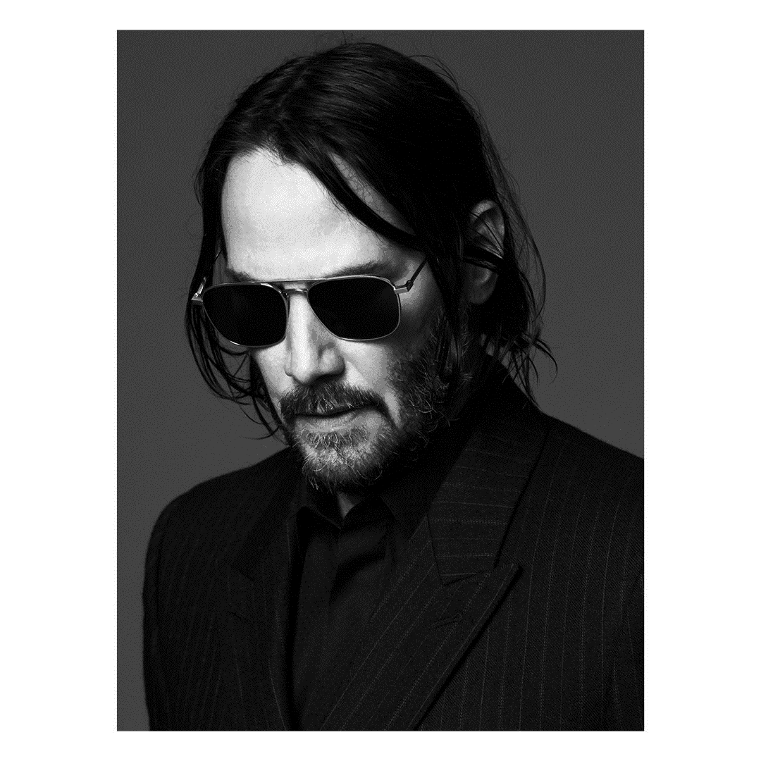 Keanu reeves 2024 model saint laurent