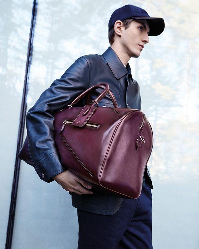 BERLUTI Viaggio くわ Patina Leather TravelBag