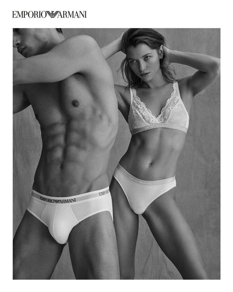 Emporio Armani Unveiled a New Spring Underwear Campaign