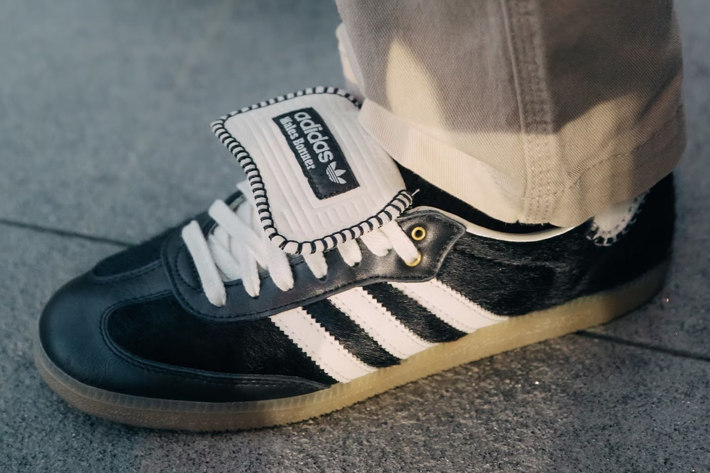 A look at the limited-edition Samba sneakers by Adidas and Wales Bonner A look at the limited-edition Samba sneakers by Adidas and Wales Bonner