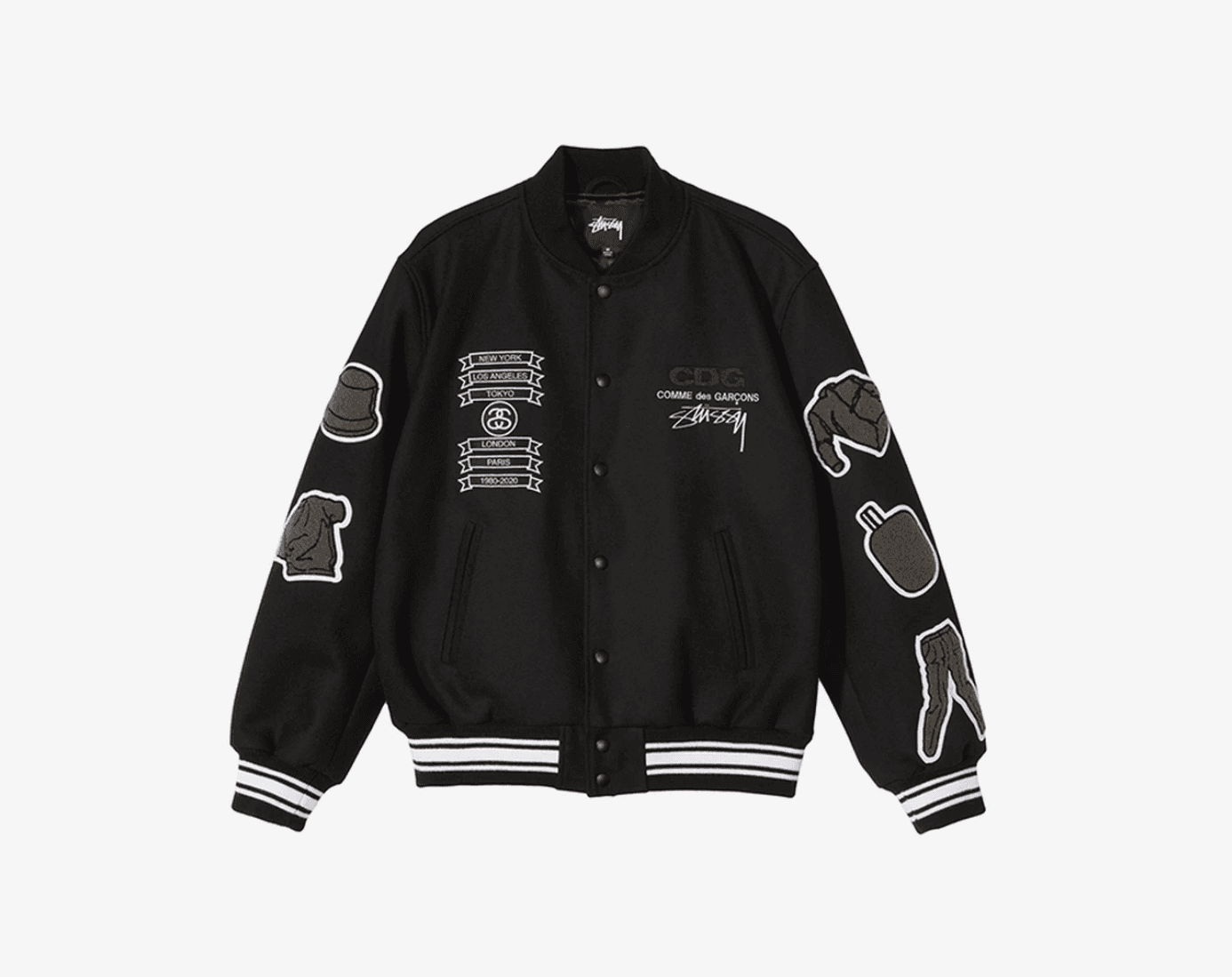 Stüssy Collaborates with Comme des Garçons for an Exclusive Stüssy Collaborates with Comme des Garçons for an Exclusive